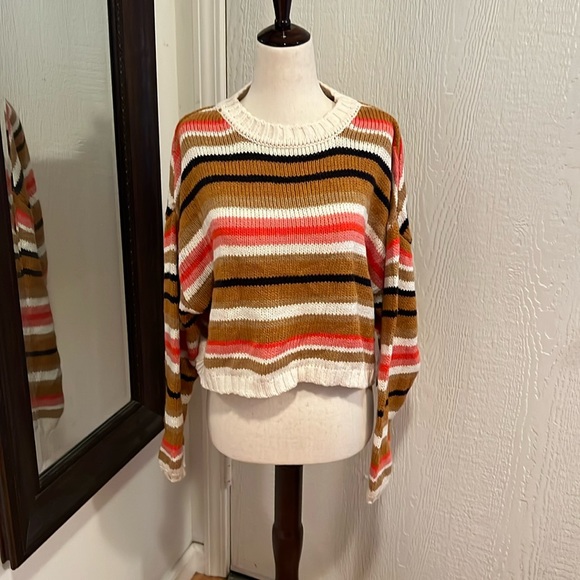 NWT Billabong Striped Sweater - Picture 1 of 10